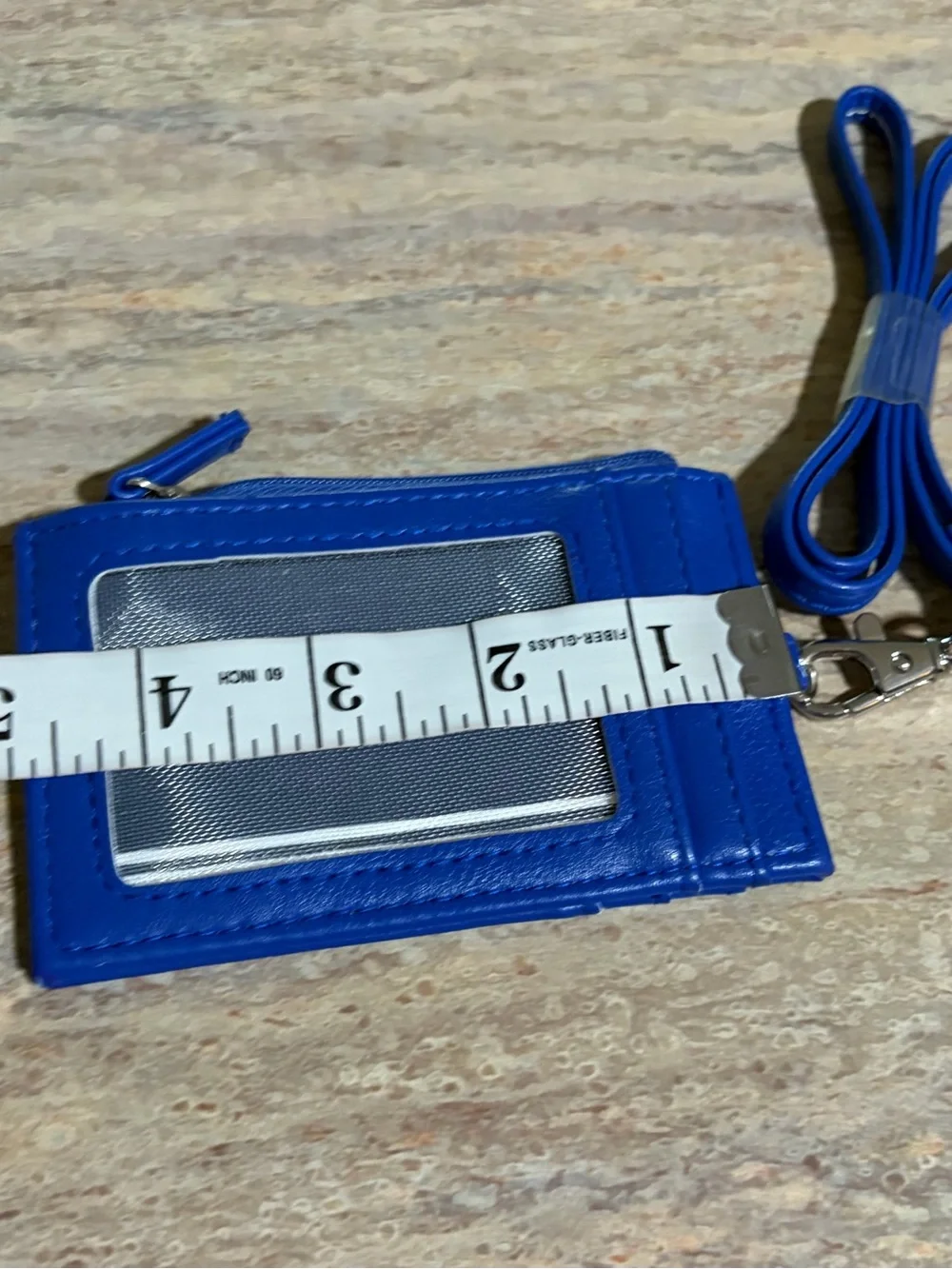 NWOT Nautica Cobalt Blue ID Card Holder with Lanyard